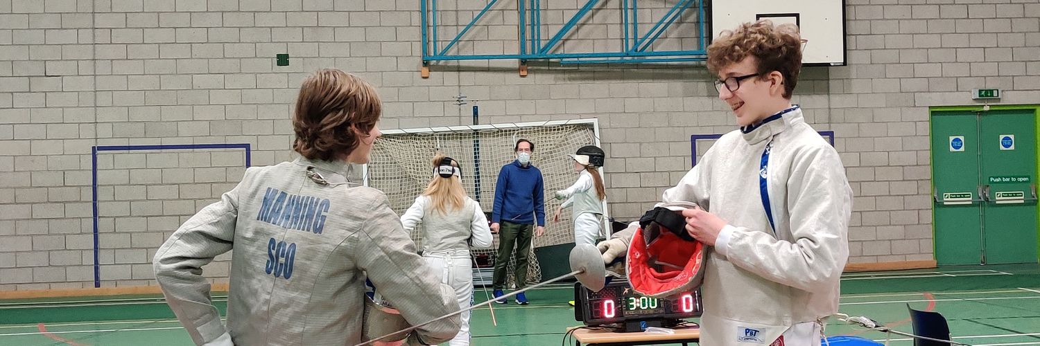 Scottish Fencing 🏠💙 🤺 banner