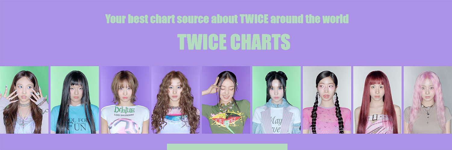 TWICE Charts's banner