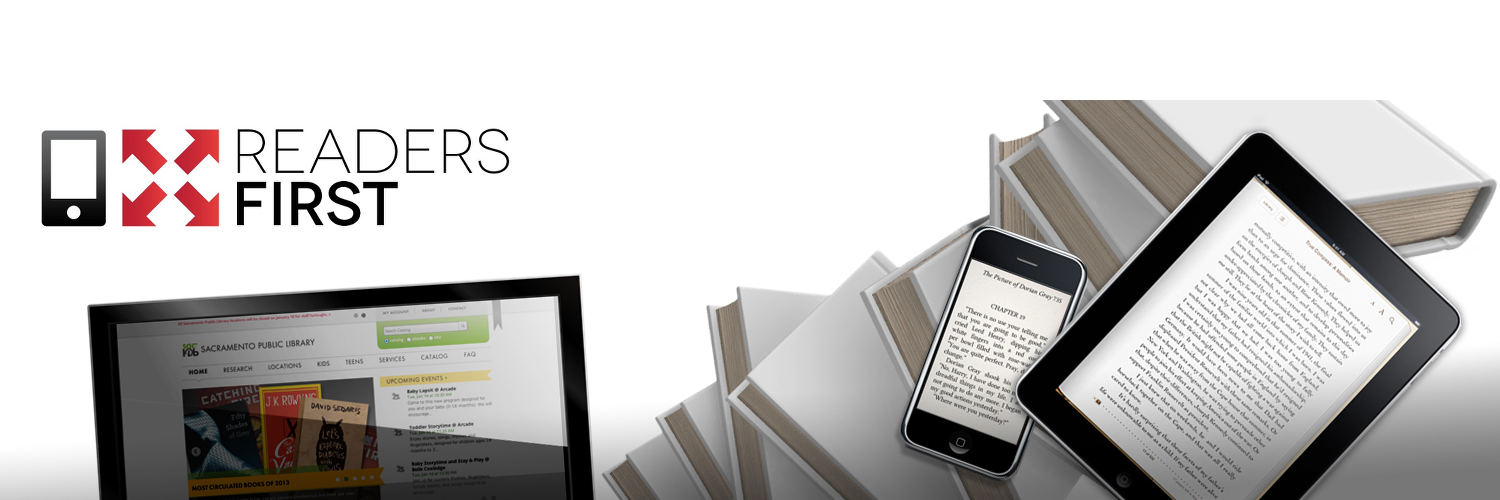 Readers First banner