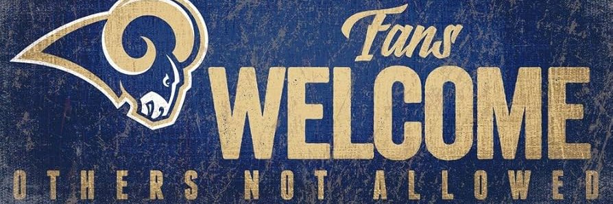 Los Angeles Rams Fans banner