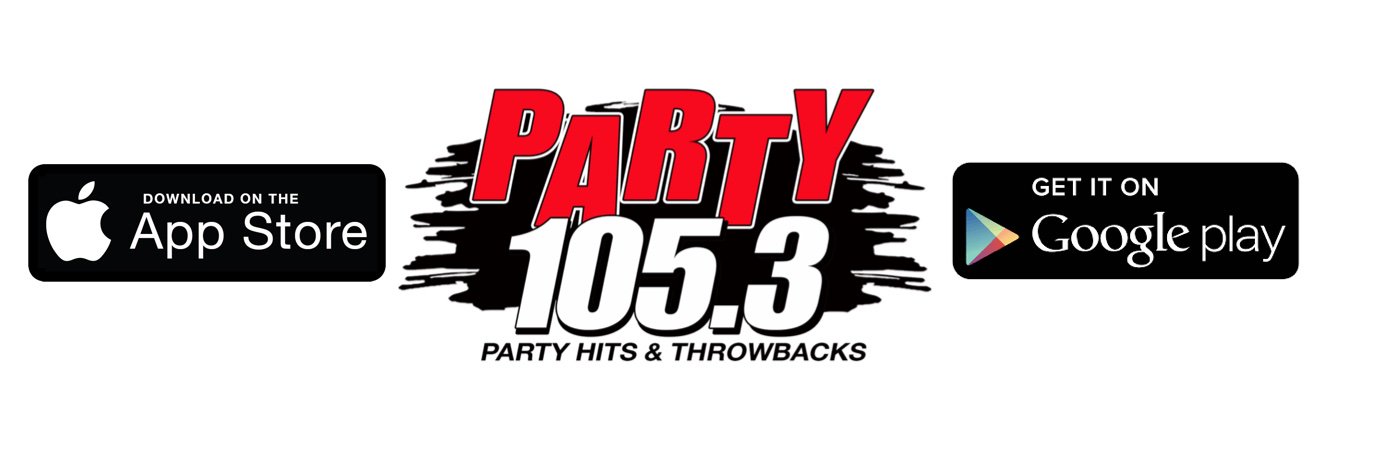 Party 105.3 banner