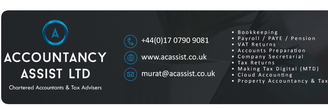 AccountancyAssist / Murat Kurt banner