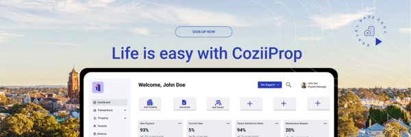 CoziiProptech Profile Banner
