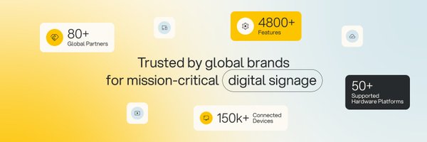 signageOS Profile Banner