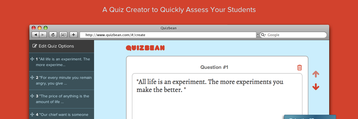 QuizBean banner