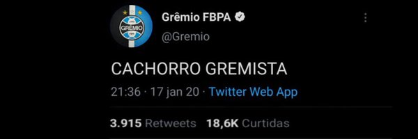 CachorroGremio Profile Banner