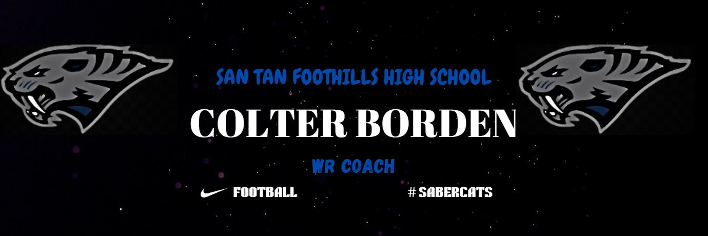 Coach Colter Borden banner