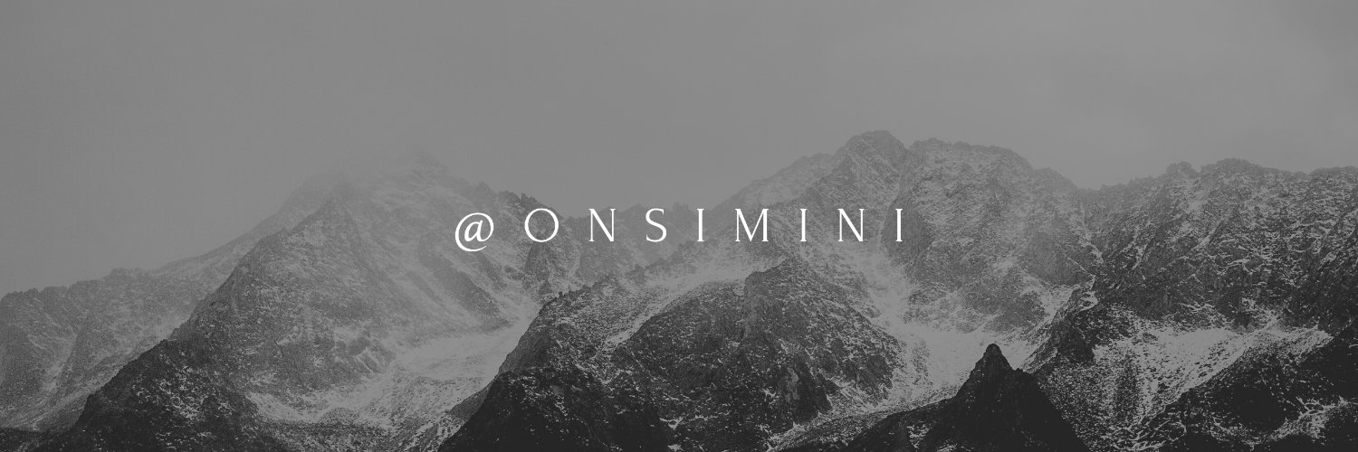 onsimini's profile banner image