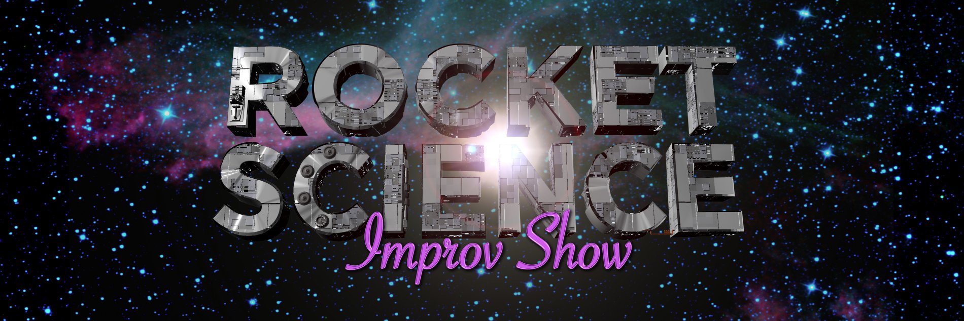 Rocket Science Improv Show banner