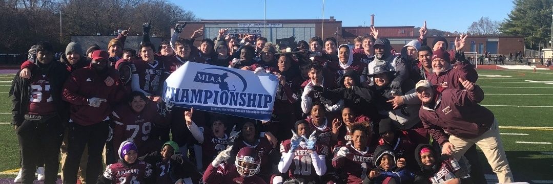 Amherst Football banner