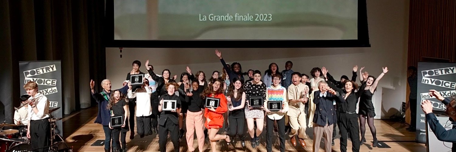 Poetry In Voice / Les voix de la poésie banner