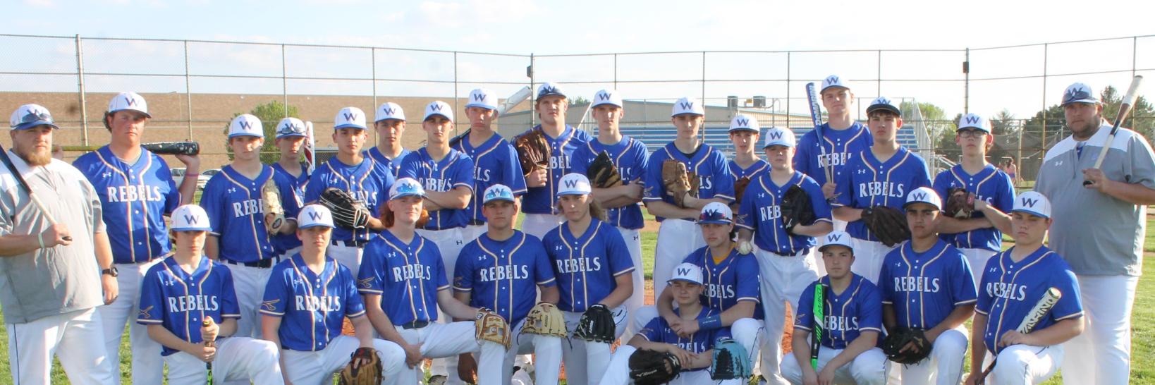 Rebel Baseball banner