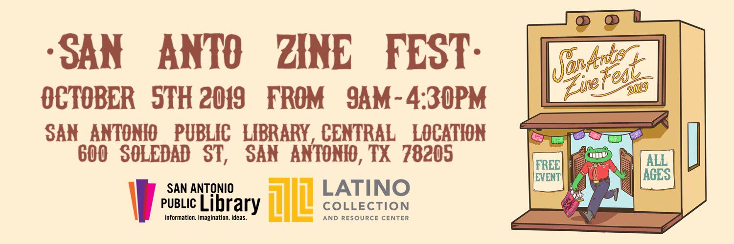 San Anto Zine Fest banner