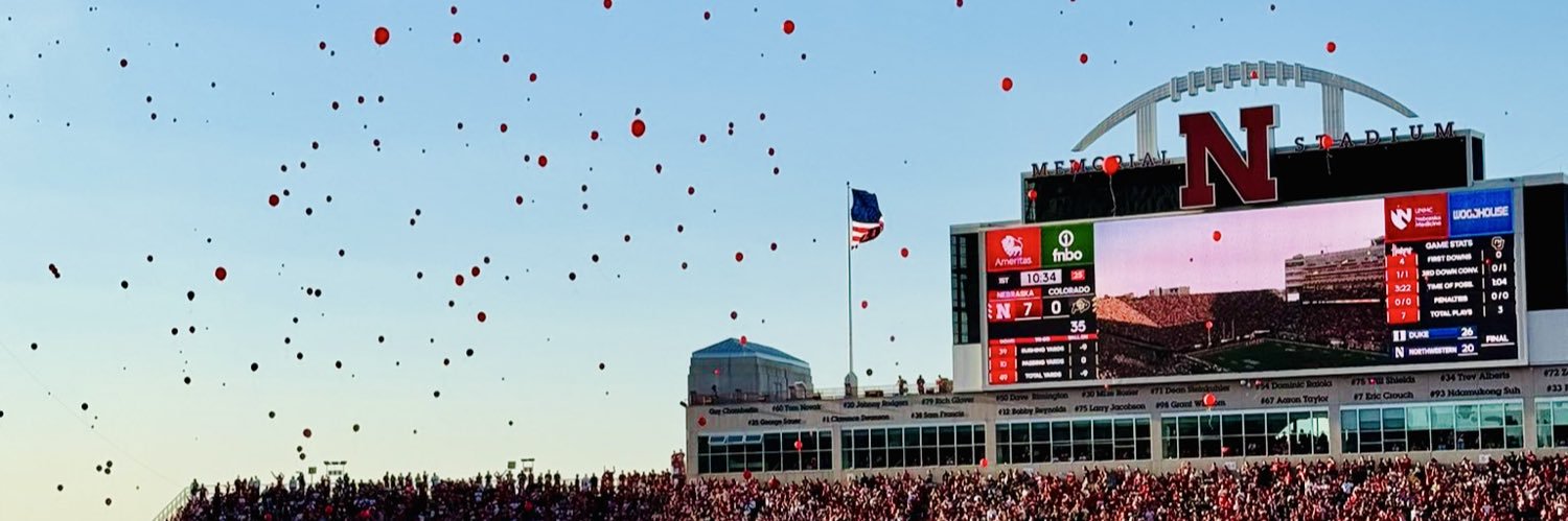 The Driving Cornhusker 🎈 banner