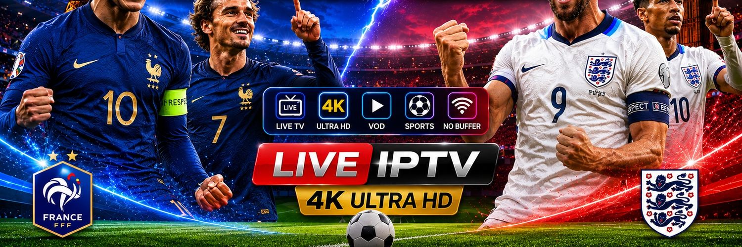 UK 🇬🇧 France 🇫🇷 TV BOX 4K SPORTS IPTV banner