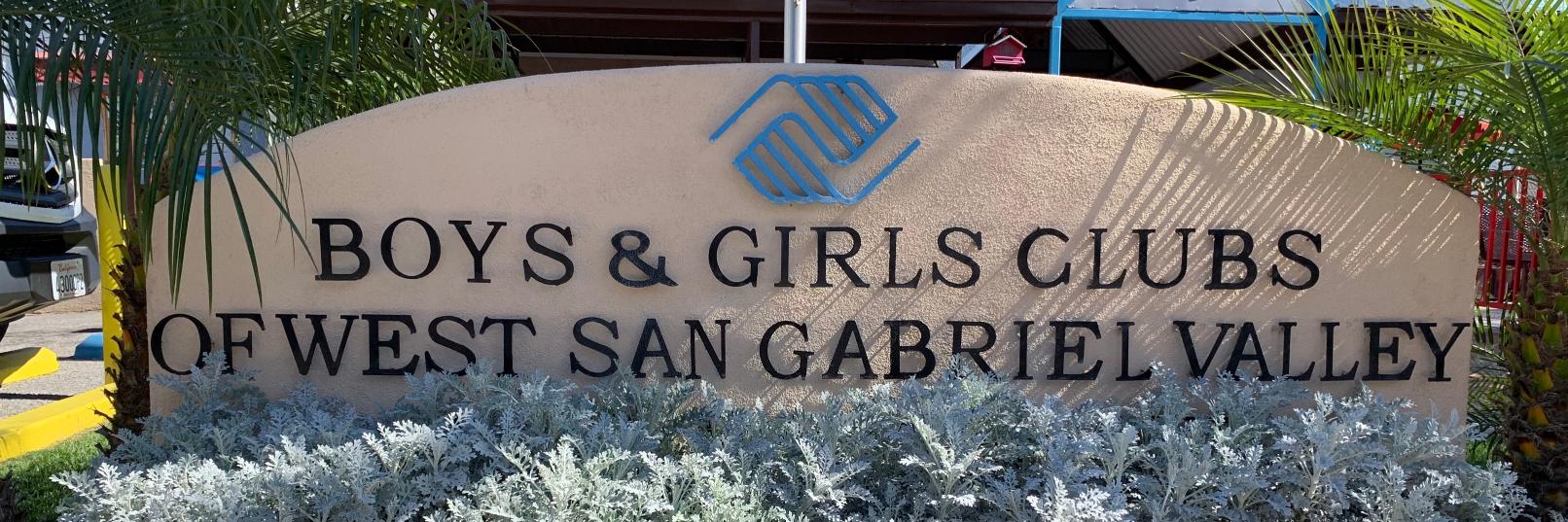 Boys & Girls Clubs of West San Gabriel Valley banner