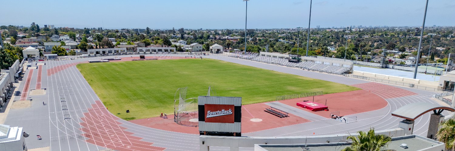 San Diego State Track & Field & XC's banner