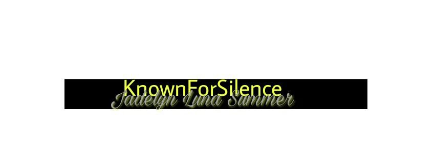 KnownForSilence's profile banner image