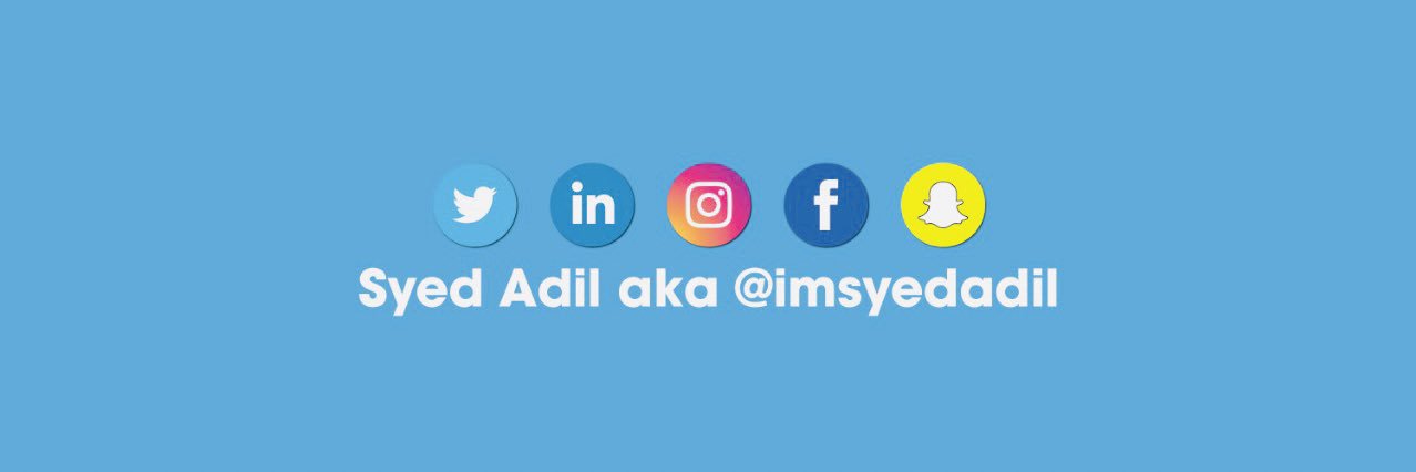 imsyedadil's profile banner image