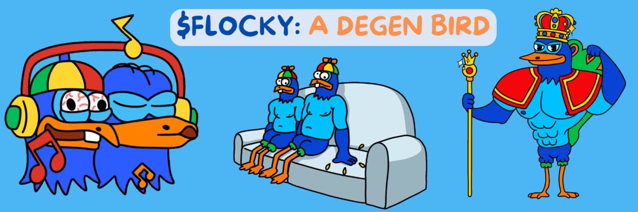 FLOCKY banner