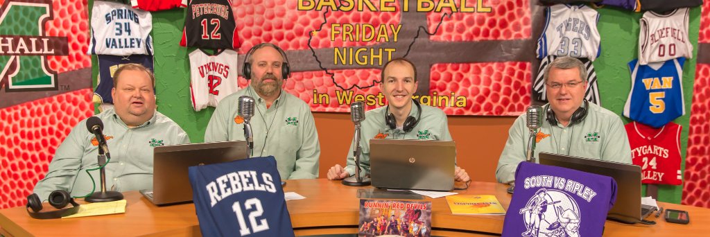 Basketball Friday Night in West Virginia banner