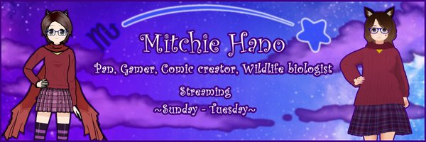 Mitchie Hano 🐈‍⬛NekoHanyo Vstreamer💜 Profile Banner