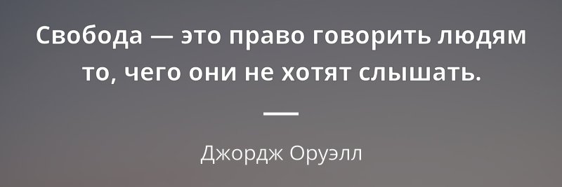 Тотальный Оруэлл banner