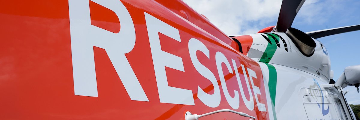 Irish Coast Guard's banner