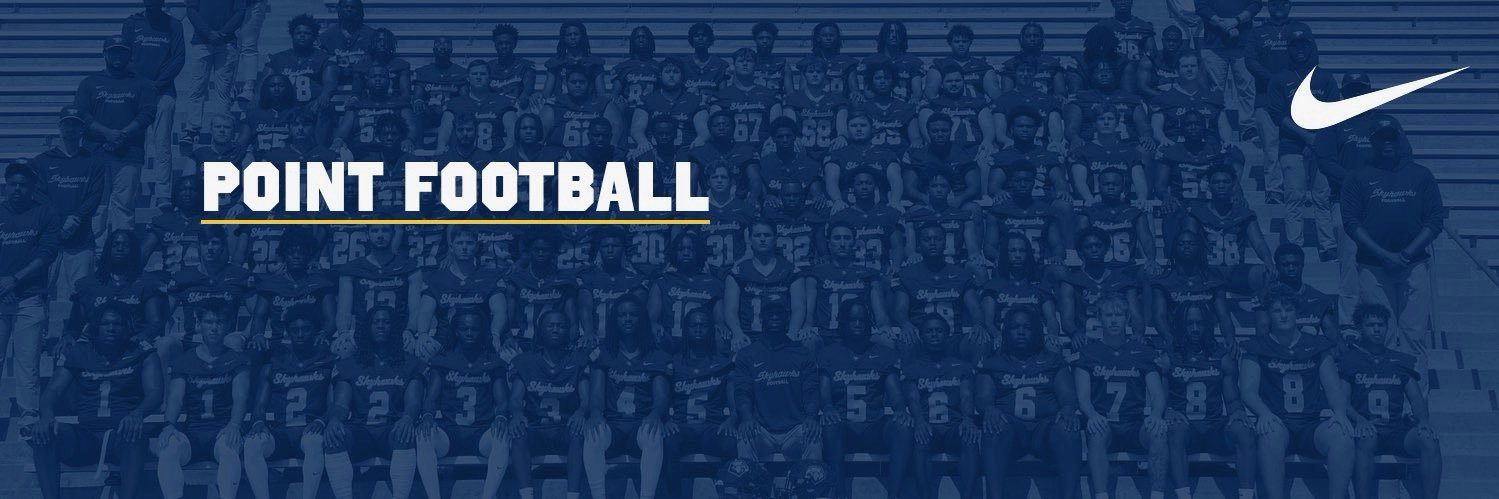 Point University Football banner