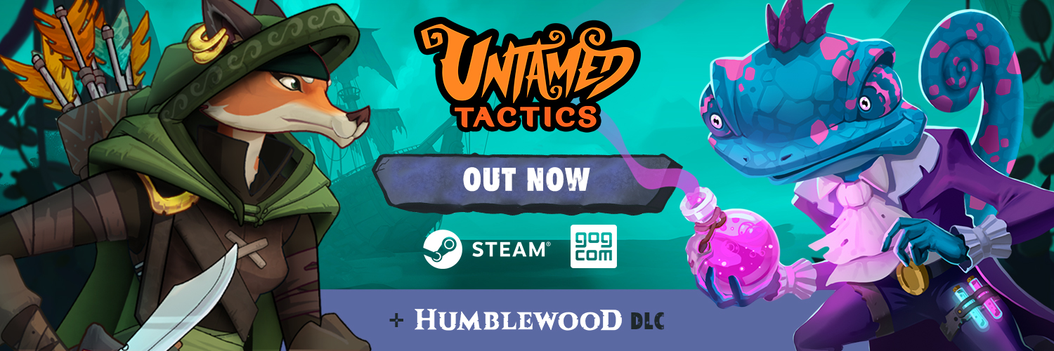Untamed Tactics | Out NOW! banner