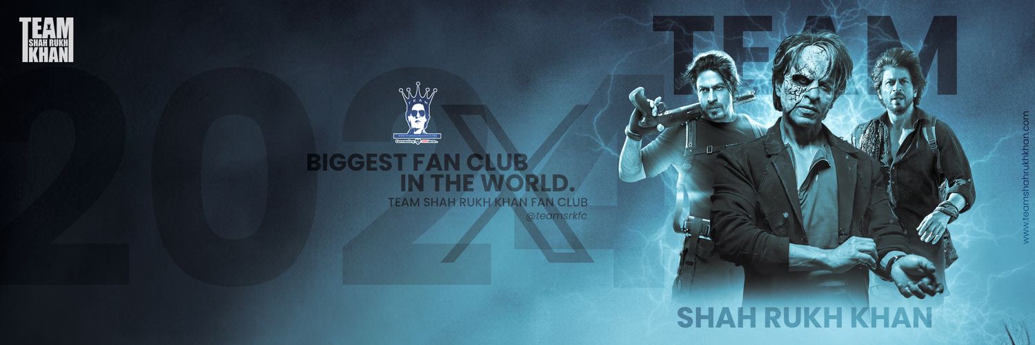 Team Shah Rukh Khan Fan Club's banner