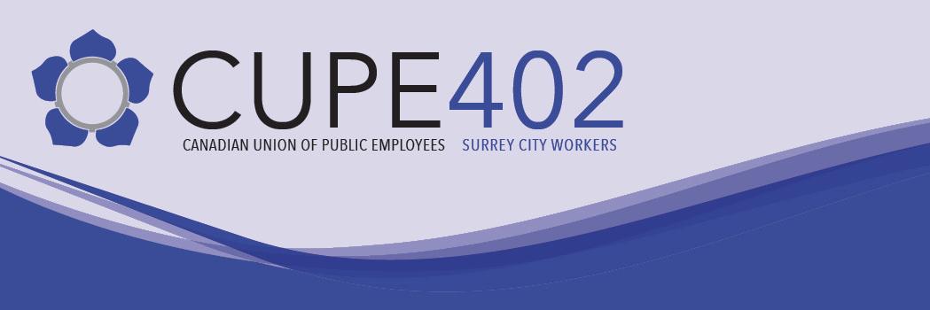 Cupe Local 402 banner