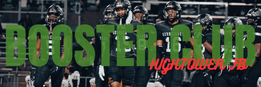 Hightower FB Booster Club banner