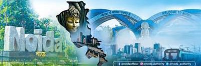 NOIDA Authority's banner