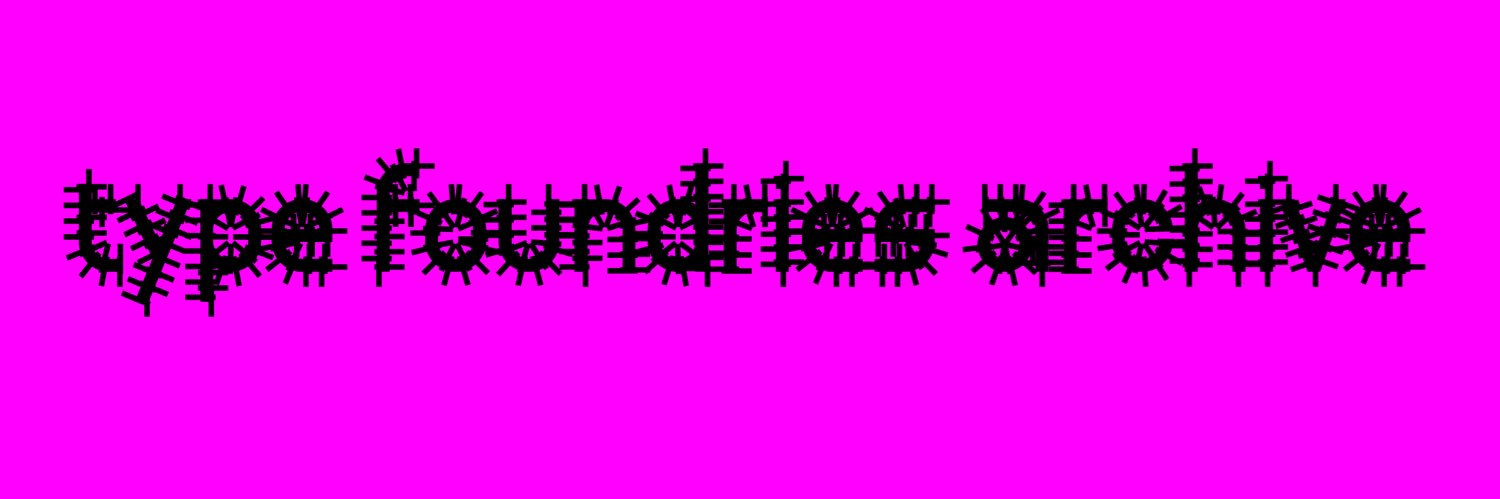 type foundries archive banner