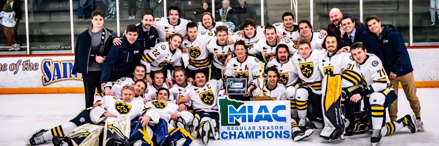 The College of St. Scholastica Men's Hockey banner