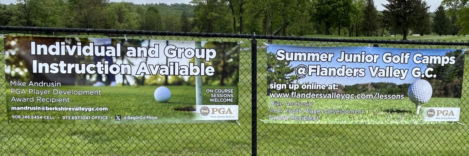 Mike Andrusin, PGA banner