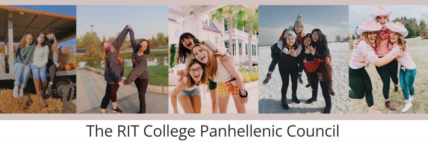 RIT Panhellenic banner