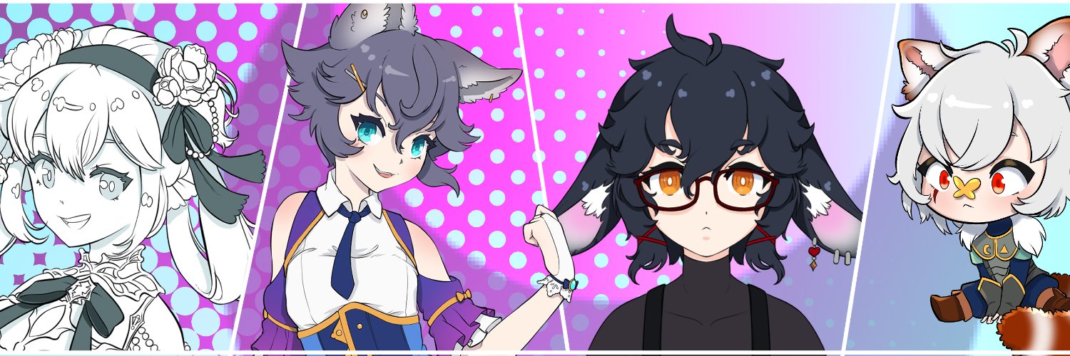 DracoKiro 🌸 (ENVtuber)- moving hiatus banner