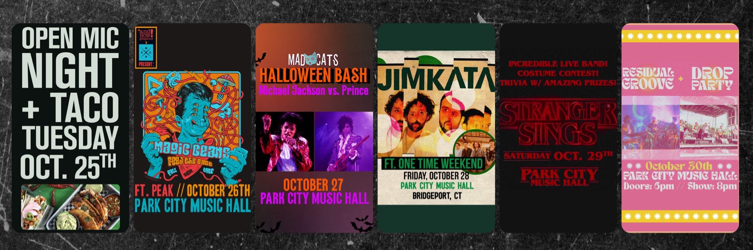 Park City Music Hall banner