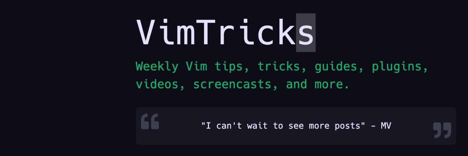 VimTricks banner