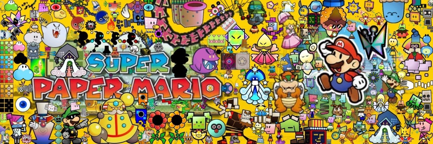 Super Paper Mario banner