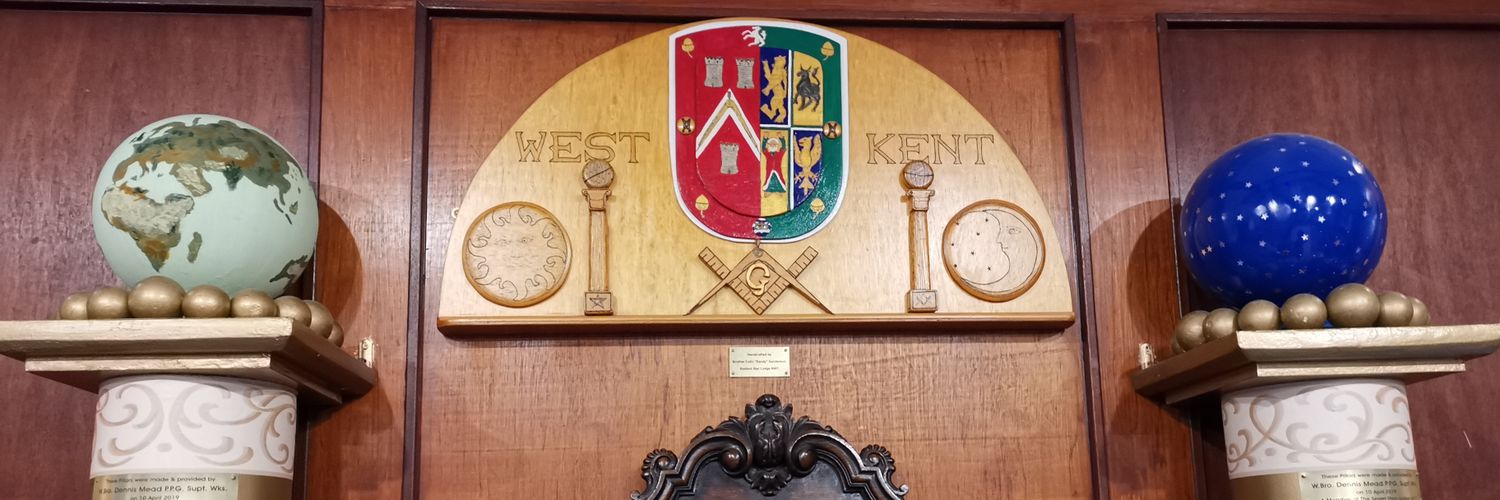 Former West Kent Master Mason banner