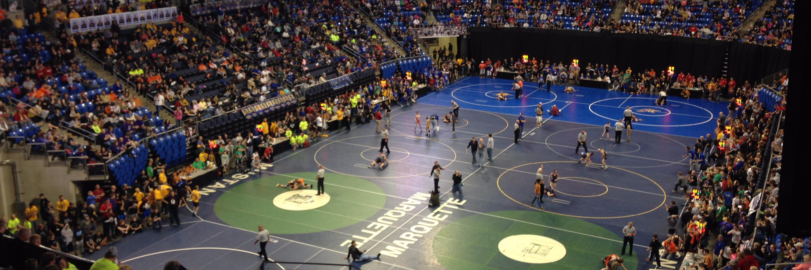 Blue Chip Wrestling banner