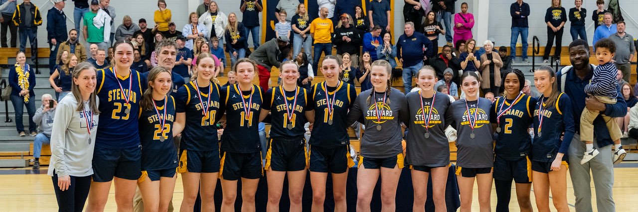 Steward's Girls Varsity Basketball banner