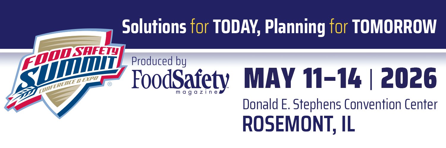 Food Safety Summit banner