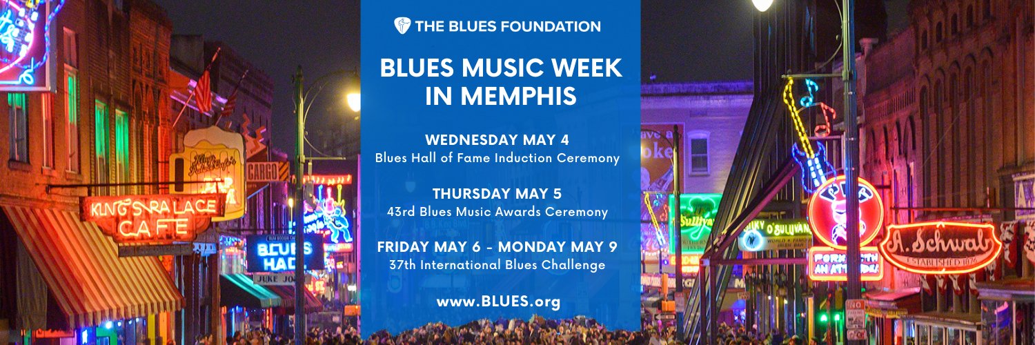 The Blues Foundation's banner