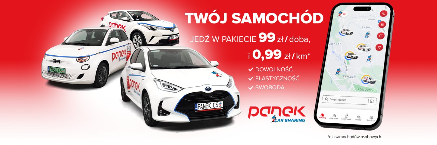 PANEK CarSharing banner