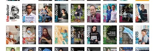 The Doctor Magazine's banner