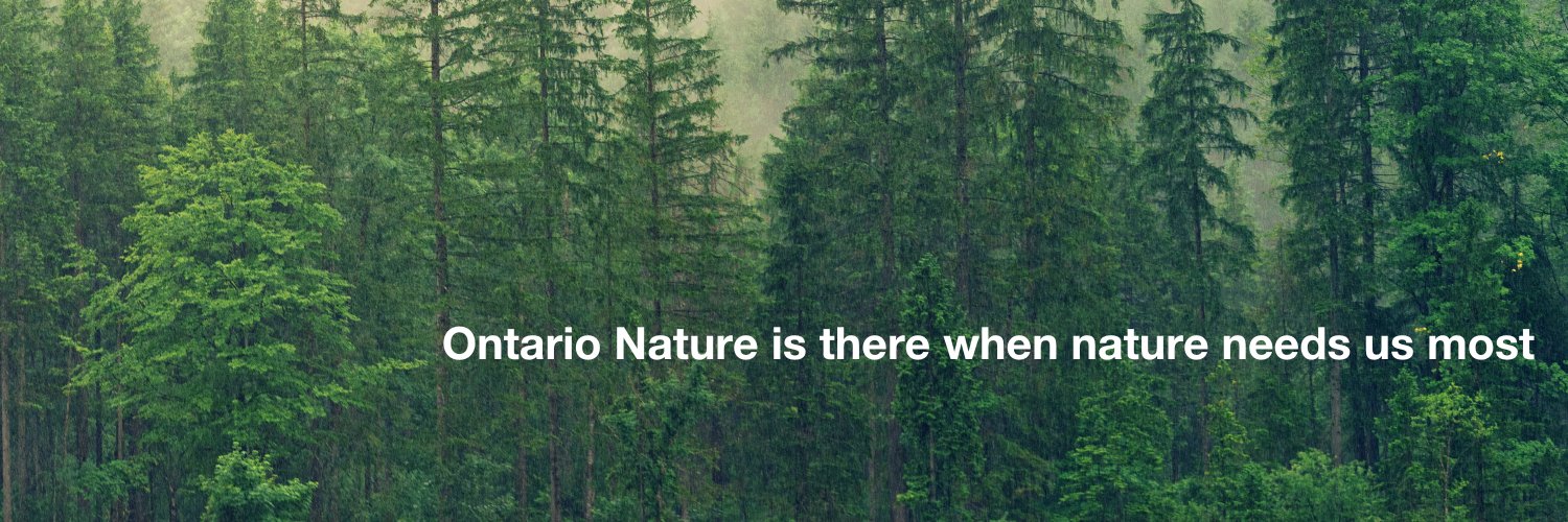 Ontario Nature's banner